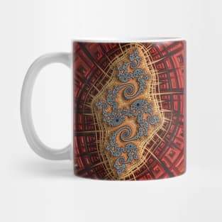 Fractal landscape (portrait version) Mug